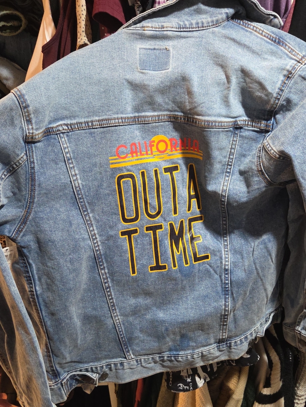 Universal Studios Back To The Future Denim Jacket